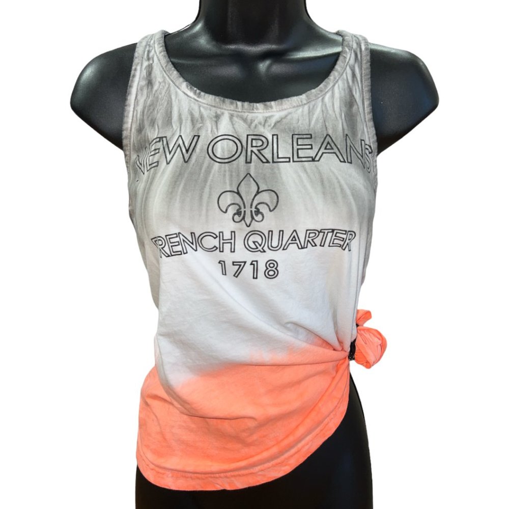 Exist New Orleans Tie Dye Ombre Racerback Tank Top Sz M